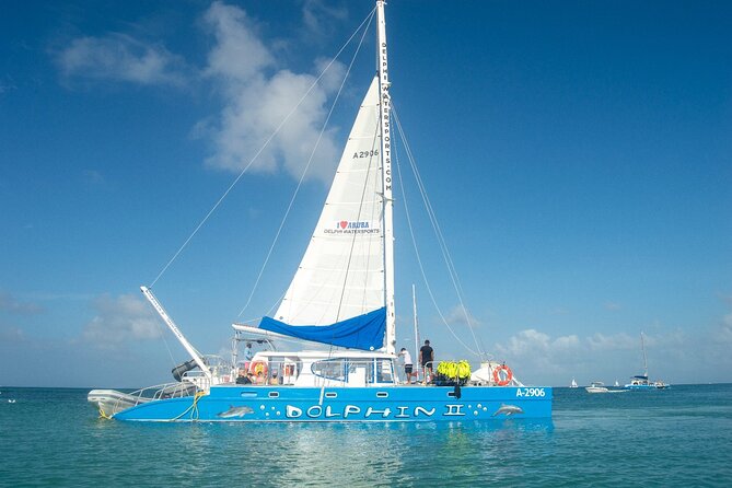 Dolphin Catamaran Snorkel and Sail with Open Bar - The sail aboard The Dolphin