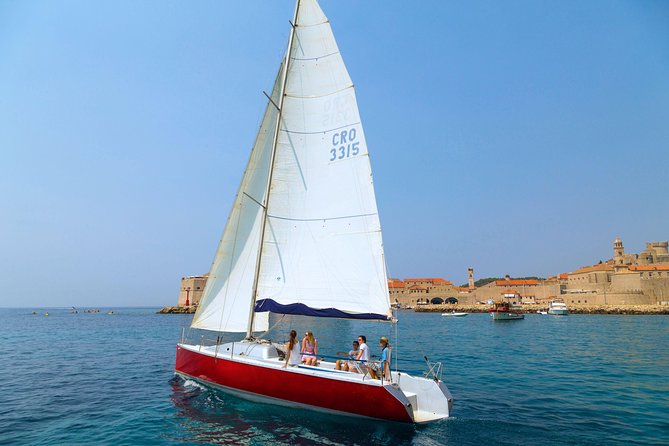 Dubrovnik Private Romantic Sunset Sailing - Koločep, Daksa, and the island route