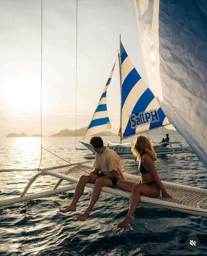 El Nido Islands: Private Paraw Sunset Sailing - A quiet way to see Bacuit Bay