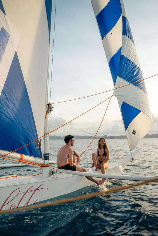 El Nido Islands: Shared Paraw Sunset Sailing - The 4:00 PM departure sets up the evening