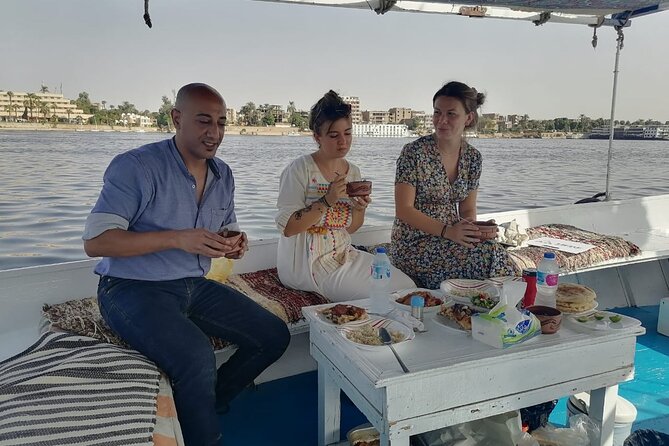 Enjoy The hot Air Balloon,Kings Valley,Sailing Felucca,Camel Ride in Luxor - Sailing south on a traditional felucca