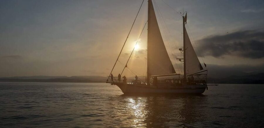 Estepona: Sunset Sailboat Cruise with Drink - A drink in hand as the light changes