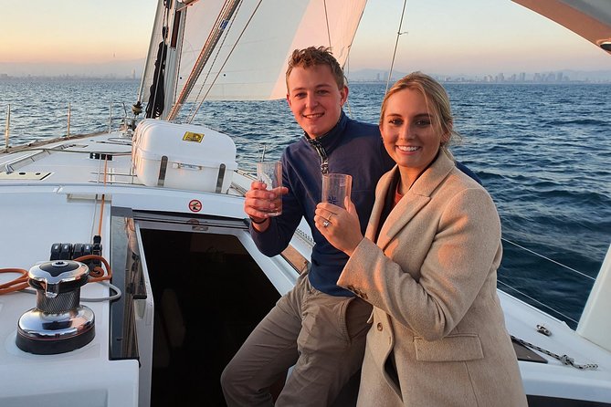 Exclusive Barcelona Private Luxury Sailing Cruise with Open Bar - Sailing toward the Olympic Towers