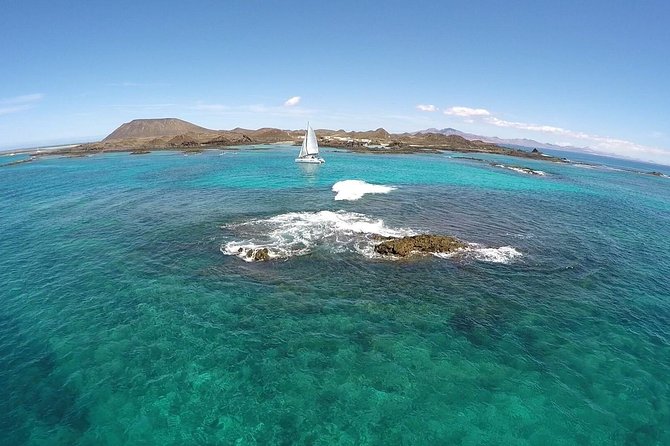 Exclusive Sailing Catamaran Experience to Lobos Island with lunch - The View Toward Lobos Island