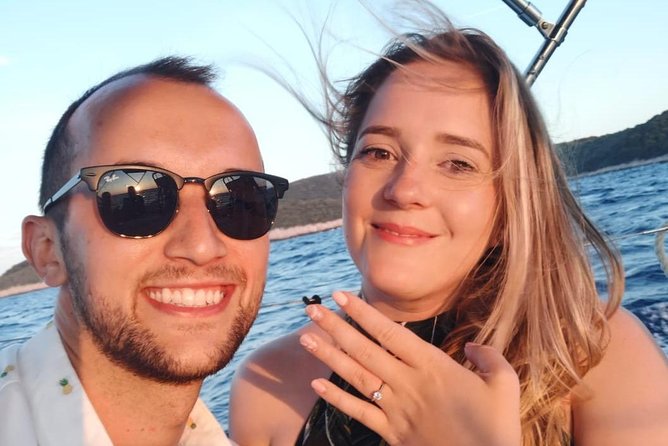 Experience Romantic Sunset Sailing on a modern 36ft (11m) sail yacht | Hvar - Leaving Hvar Harbour Near the Green Lighthouse