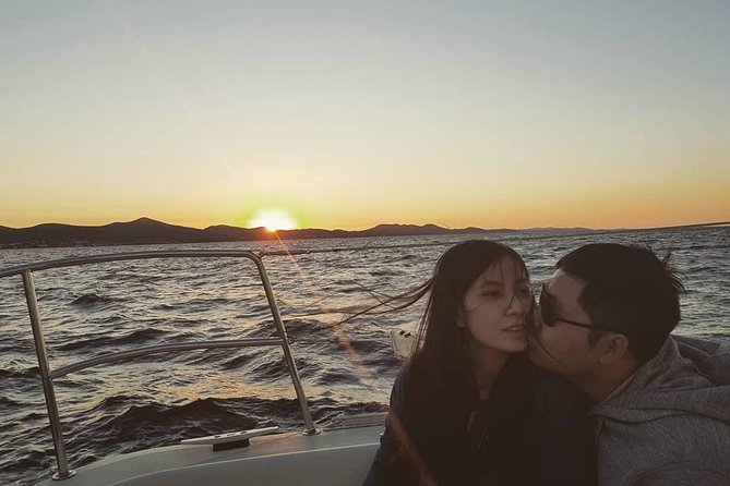 Experience Romantic Sunset Sailing on modern 36ft sail yacht from Zadar - The Monument to the Sun at sunset