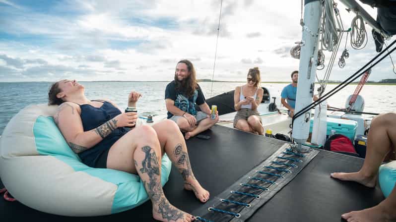 Folly Beach: Private Daytime or Sunset Sail, cooler provided - Why a private sail works well at Folly Beach