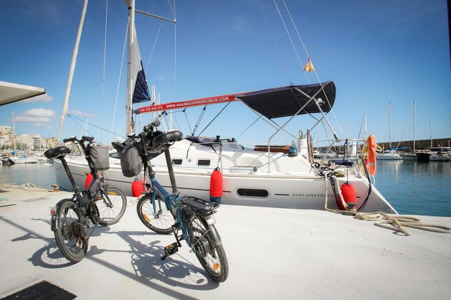 From Barcelona: E-Bike and Sailing Tour with Wine Tastings - Alella wine country and the cellar visit