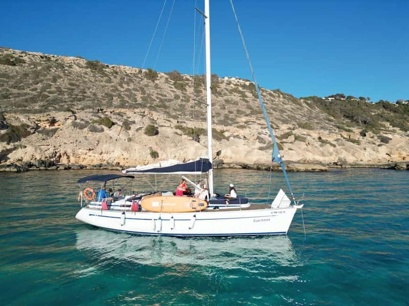 From can Pastilla : Sailing boat trip with Food & Drinks - Leaving Can Pastilla on a four-hour private sail