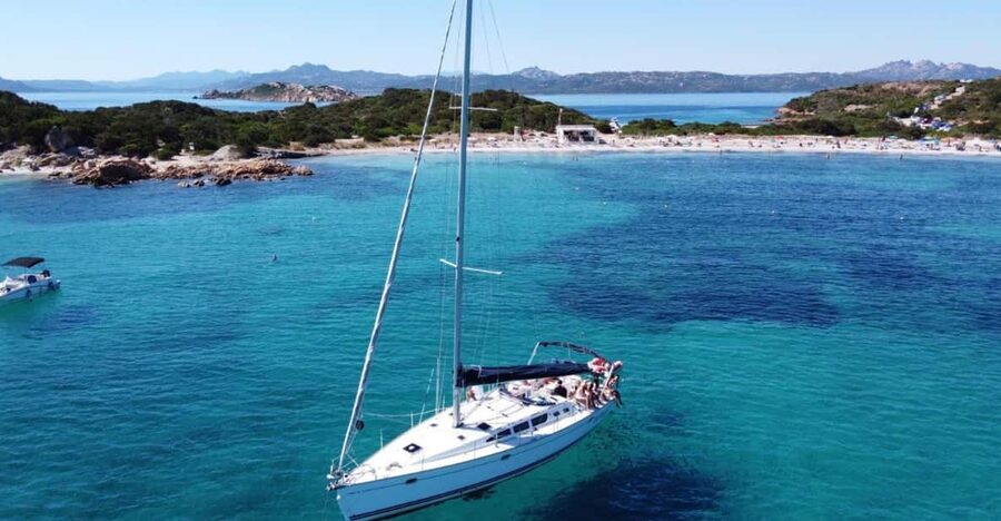 From Cannigione: Sailboat Tour in La Maddalena Archipelago - Setting out from Cannigione on a 14-meter sailing boat