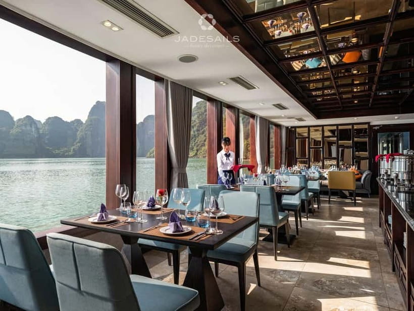 From Hanoi: Top-Rated Ha Long Bay Day Cruise with Jade Sails - The 5:20 PM return and ride back to Hanoi