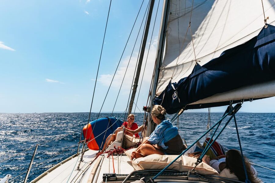 From Ibiza: Sailing Tour to Formentera with Beach Stops - The return sail to Ibiza