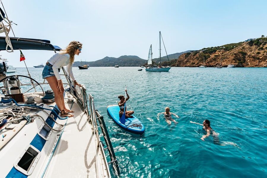 From Ibiza: Sailing Tour to Formentera with Beach Stops - Espalmador: a quiet first stop for swimming