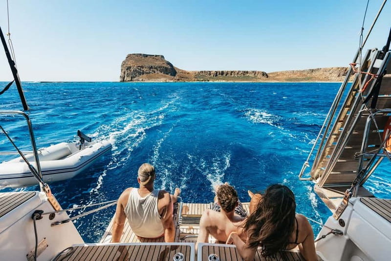 From Kissamos: Balos Gramvousa Sailing Cruise with Lunch - Leaving Kissamos for the open sea