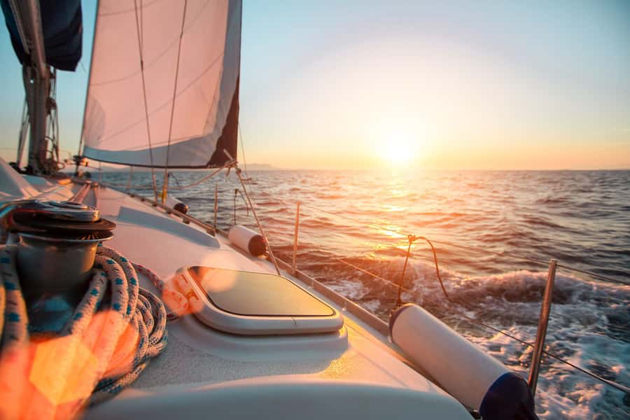 From Ma'alaea: 'Alihilani Sunset Sail Catamaran Tour - Cold appetizers and drinks served through the evening