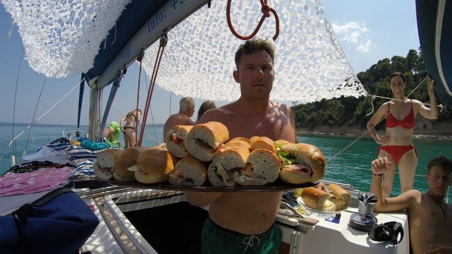 From Nea Fokea: Chalkidiki 6-Hour Cruise by Sailing Boat - Kriopigi brings a beach-bar break