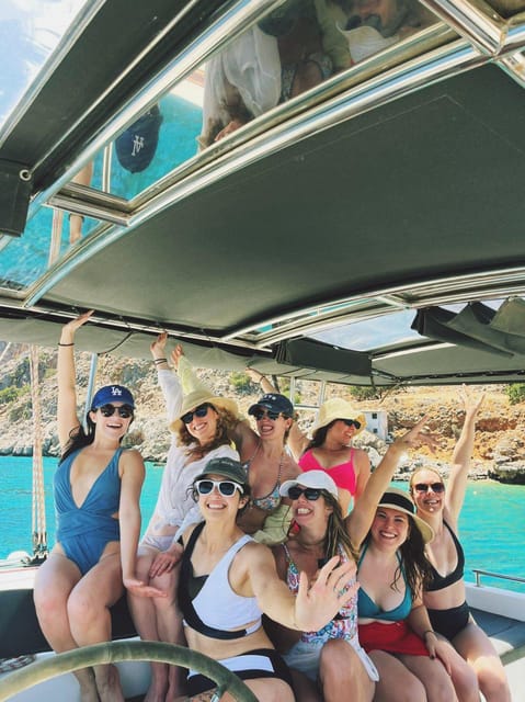 From Panormo: Private Sailing Catamaran Cruise with Lunch - A Mediterranean lunch served at sea