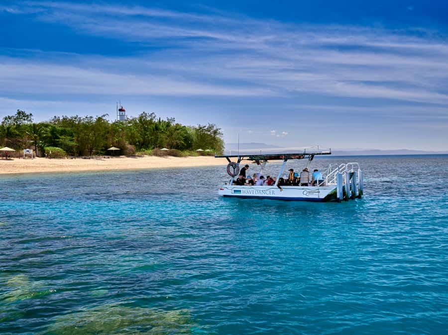From Port Douglas: Sail to Low Isles Great Barrier Reef - Arriving at the Low Isles coral cay