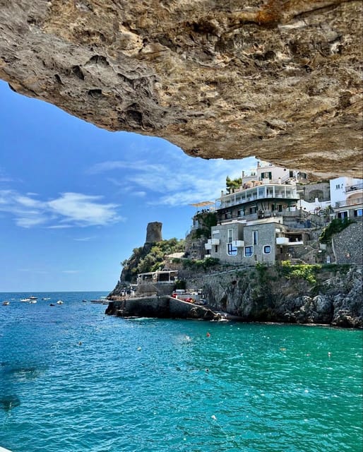 From Positano: Sail to Capri's Stunning Beauty - Green Grotto and Punta Carena Lighthouse