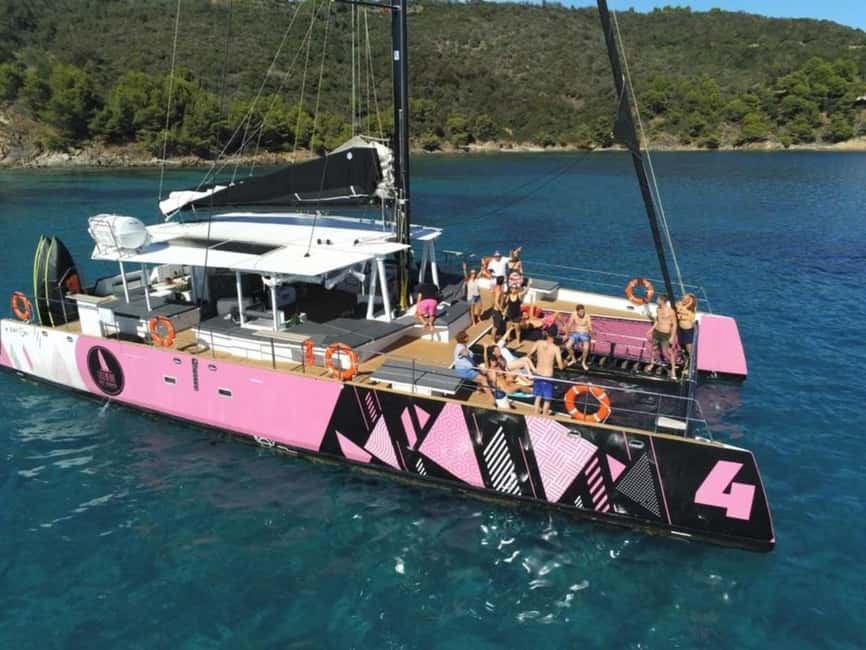 From Quiberon: Ile aux Moines Catamaran Sailing Adventure - Leaving Port Haliguen for a full day at sea