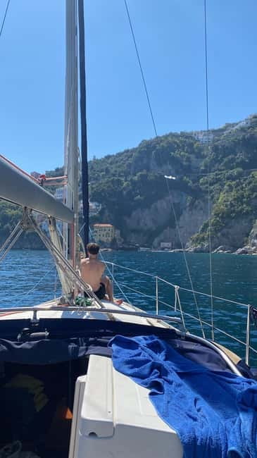 From Salerno: Amalfi Coast Full-Day Sailboat Trip with Lunch - Amalfi with 90 minutes on shore