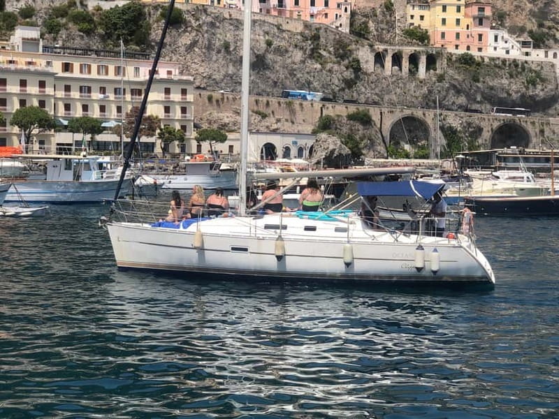From Salerno: Amalfi Coast Full-Day Sailboat Trip with Lunch - Boarding at Salerno and settling into the day
