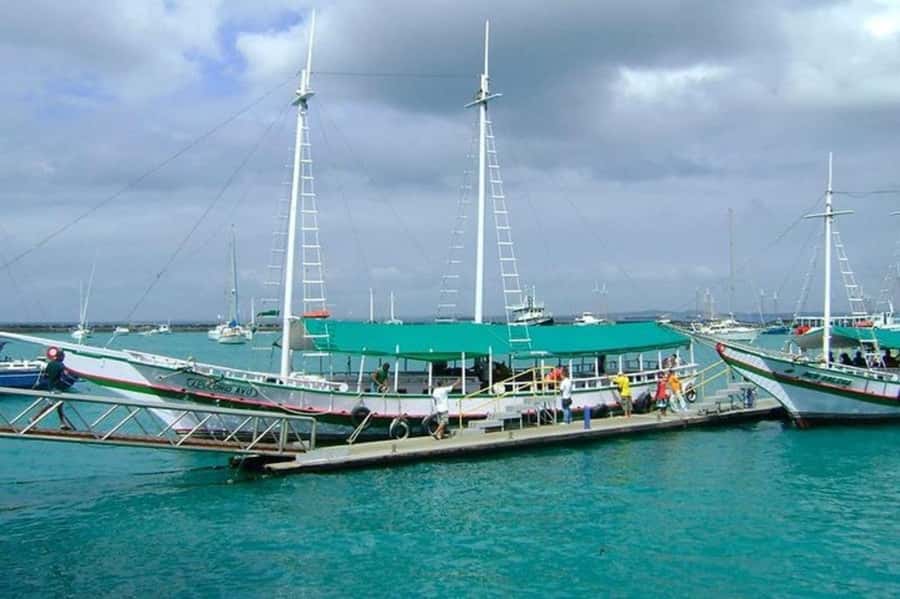 From Salvador: Schooner Tour to Frades Island - Arriving at Ilha dos Frades