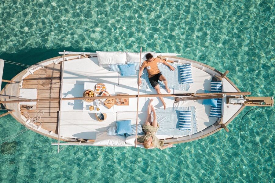 From Sant Josep: Es Vedra & Atlantis Sailboat Cruise - What the four hours are likely to feel like