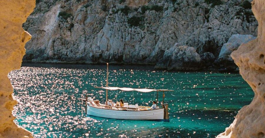 From Sant Josep: Es Vedra & Atlantis Sailboat Cruise - Setting out from Cala Corral