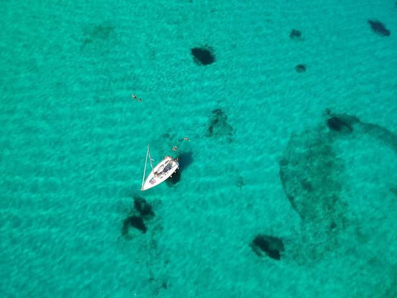From Stintino: Half-Day Sailing Boat Tour to La Pelosa - La Pelosa, Isola Piana, and Asinara from the water