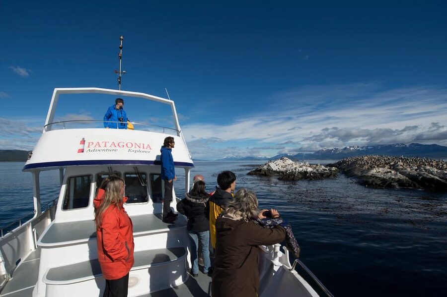 From Ushuaia: Beagle Channel Yacht Sailing Tour - Les Eclaireurs lighthouse and the island wildlife