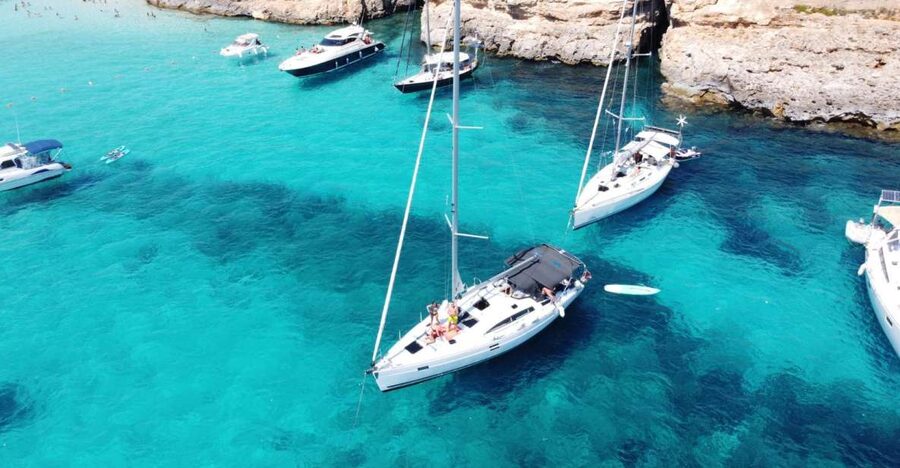 From Valletta: Full Day Private Charter on a Sailing Yacht - Armier Bay and the Other Stops