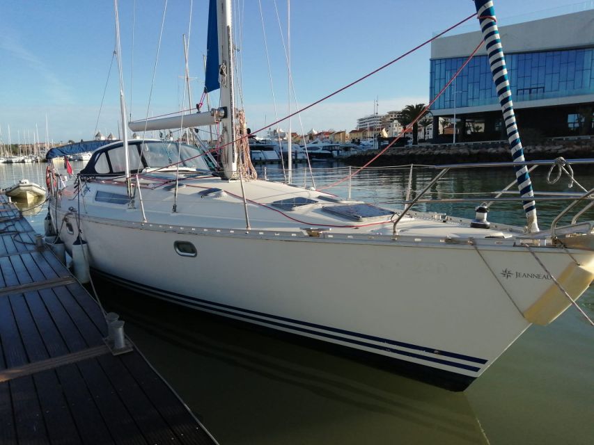 From Vilamoura: Sunset Tour on a Luxury Sailing Yacht - Falésia Beach and the Clay Cliffs