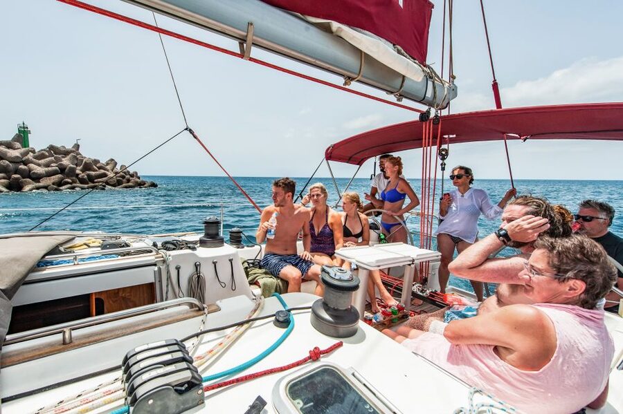 Fuerteventura: Sailing with Snorkeling and Dolphin Watching - Tapas, wine, and a relaxed ride home