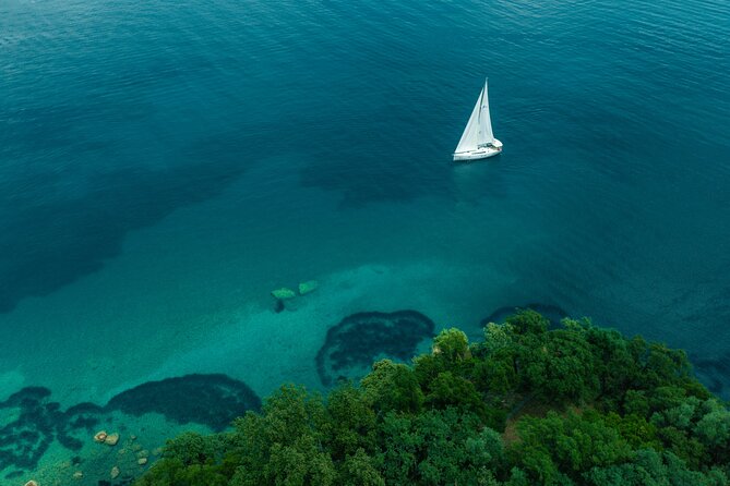 Full Day Cruise on Sailing Yacht in Corfu Island - Clear water and quiet coves at Kerasia