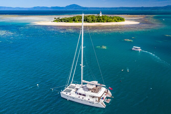 Full Day Low Isles Sailing & Snorkelling Cruise from Port Douglas - The glass-bottom boat adds a second view of the reef