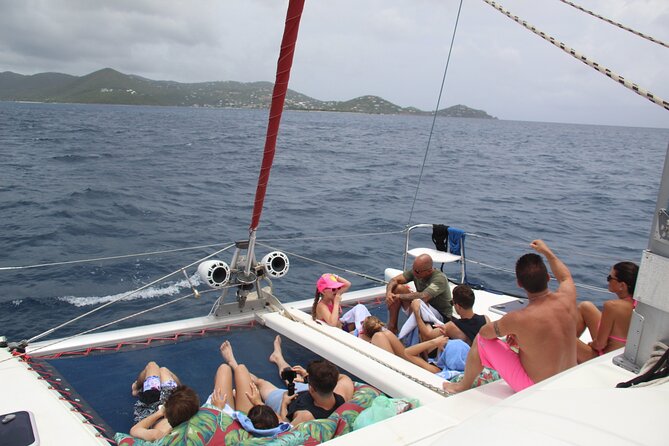 Full Day Private Charter on Luxury Catamaran Sailing. - Bean bags, trampolines, and hammock chairs between stops