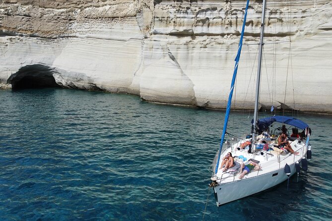 Full day private sailing cruise around Milos island - Weather can rewrite the entire route