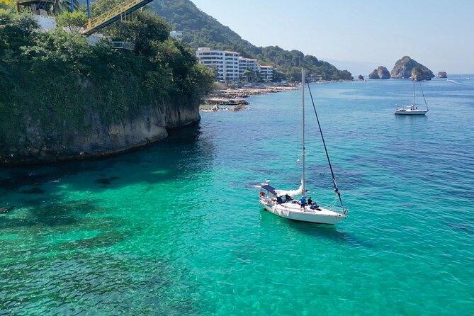 Full-Day Private Sailing Cruise Puerto Vallarta with Snorkeling - Guacamole, fruit, and the food setup