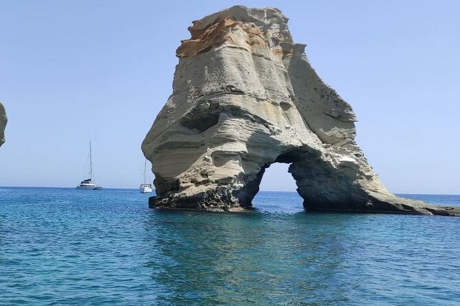 Full day sailing cruise on the West side of Milos island - Agios Dimitrios and the Ride Home