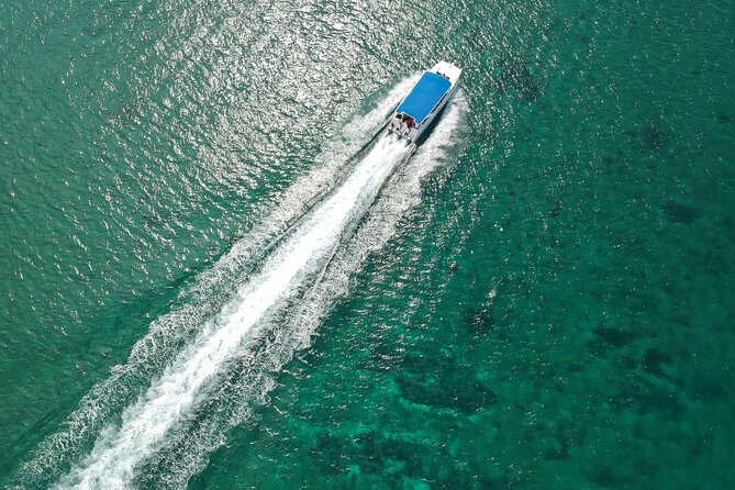 Full-Day Tour to Saona Island Sailing with Lunch and Beverages - The speedboat ride from Playa Bayahibe