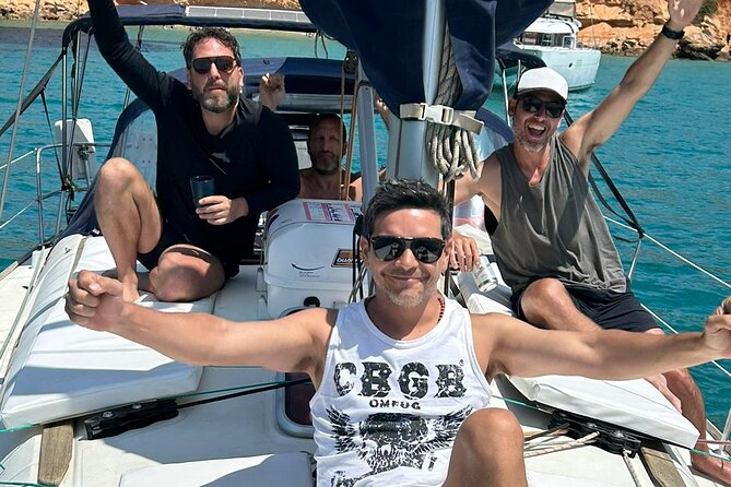 Full Day Trip Sailing Experience discovering Ibiza & Formentera - Three hours at Playa de Ses Illetes