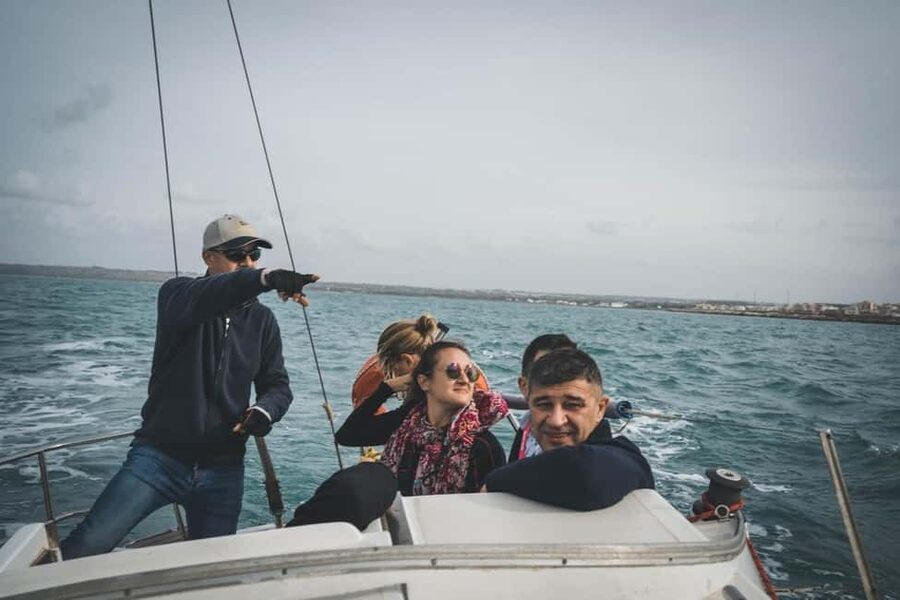 Gallipoli: private eco-sailing tour with environmental guide - Gallipoli from offshore