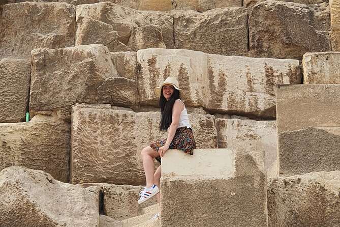 Giza Pyramids, Sphinx, Camel Ride, Sailing on the Nile and Royal Mummies - Lunch in an open-air Cairo restaurant