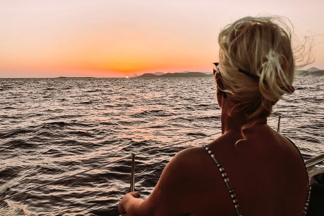 Golden Horizons: Private Sailboat Sunset Sail in Ibiza - Cala Jondal for coves, swimming, and a different view
