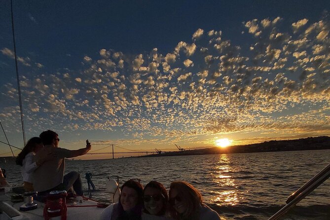 Golden Hour Boat Tour - Sailing by the Monuments with Wine - Modern Belém and the Farther River Views