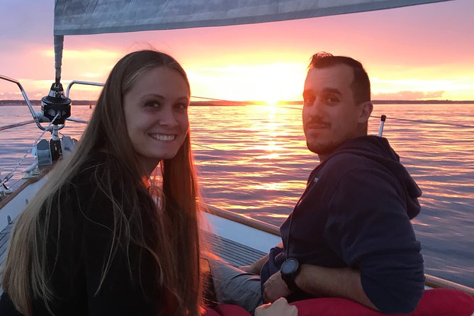 Golden Hour Escape: Private Sunset Sail in Coastal Maine - Old Orchard Beach from the water