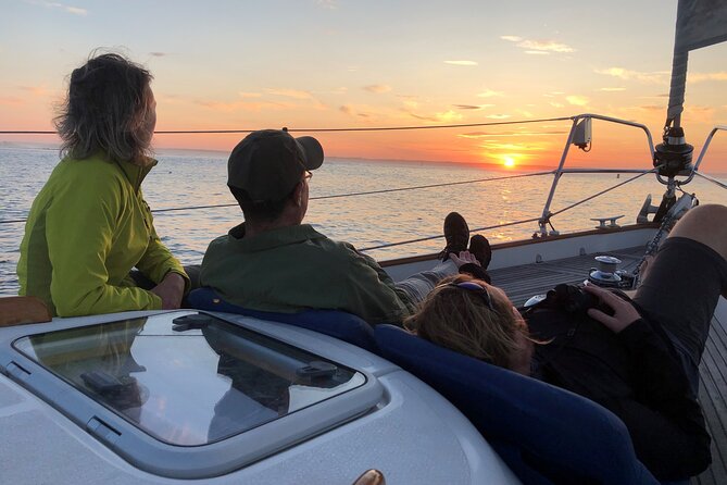 Golden Hour Escape: Private Sunset Sail in Coastal Maine - Watching the sun settle over Saco Bay