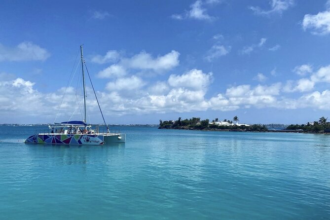 Good Vibration Catamaran Sail Swim Snorkel - Meeting the Boat at Dockyard