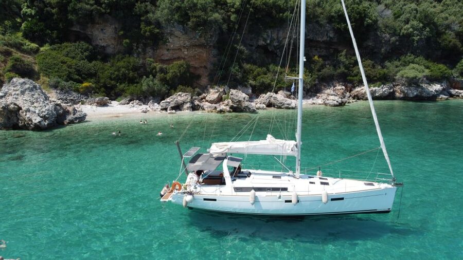 Gouvia: Corfu Island Sailing Trip with Snack and Soft Drinks - Gialiskari offers the longest stop and the most action